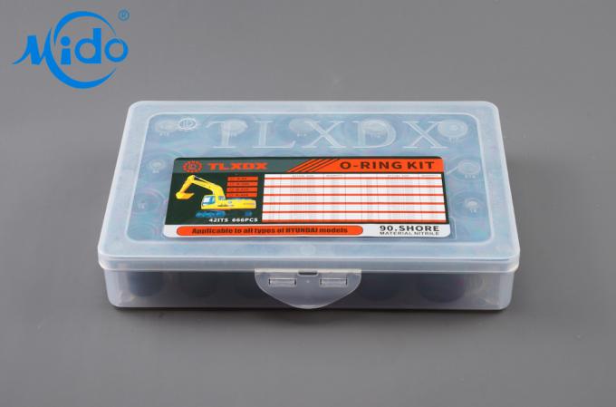 Oil Resistance O Ring Seal Kits, NBR Hyundai R Repair O Ring Set Box 2