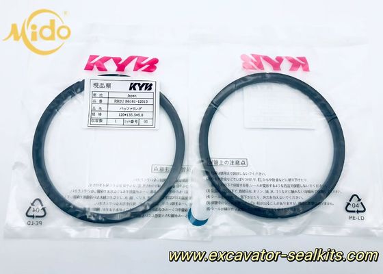 KYB HBY Hidrolik Cylinder Buffer Ring Bagian Penggantian Untuk Excavator - 120mm ID X 135.5mm OD X 5.8mm Ketebalan - Durable Wear Ring Untuk Perbaikan Sistem Hidrolik