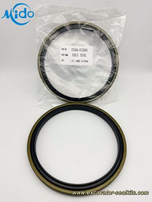 0734-309-281 0734-309-401 Kompatibel dengan Hyundai Excavator Model! ZGAQ-01266 High-Wear Resistant Excavator Axle Shaft Seal R170W7 R180W9S R190W9 R200W7