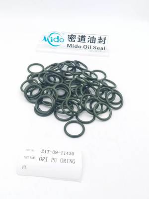 O-Ring Karet Komatsu: 21T-09-11430 PU yang Andal | Segel Karet | Tersedia - Pesanan Khusus