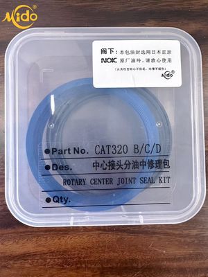 Kualitas yang sangat baik dari Cat320 B / C / D Rotary Center Joint Seal Kit Untuk  Excavator