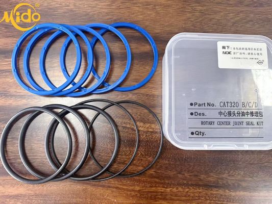 Kualitas yang sangat baik dari Cat320 B / C / D Rotary Center Joint Seal Kit Untuk  Excavator