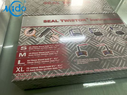 Alat Segel Karet Logam Kit Pemasangan Segel Hidraulik Profesional Segel Nyaman Twister Segel Set Perbaikan Segel Rod yang awet