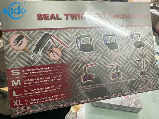 Alat Segel Karet Logam Kit Pemasangan Segel Hidraulik Profesional Segel Nyaman Twister Segel Set Perbaikan Segel Rod yang awet