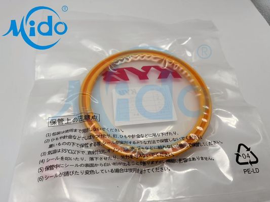  Ukuran Segel KAYABA KYB 130*150*12 Segel Batang Silinder Hidrolik Suku Cadang Asli Warna Oranye