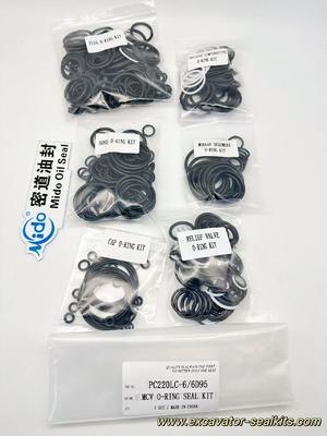 PC220LC-6 6D95 Kit Perbaikan Katup Segel Kontrol Utama Excavator
