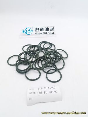 O-Ring Komatsu Poliuretan Tahan Lama 21T-09-11480 | Solusi Segel Karet Tahan Lama
