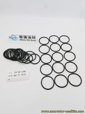 O-Ring Karet Komatsu PU Tugas Berat 21T-09-11490 untuk Sistem Hidraulik dan Pneumatik