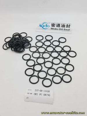 O-Ring Karet Komatsu: 21T-09-11430 PU yang Andal | Segel Karet | Tersedia - Pesanan Khusus