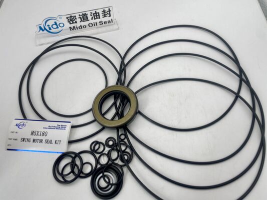 Kit Segel Motor Ayun M5X180 Tahan Lama Untuk SK330-8 SK350-8, Segel Hidraulik Andal Anda, Pesanan Massal Dengan Pasokan Global