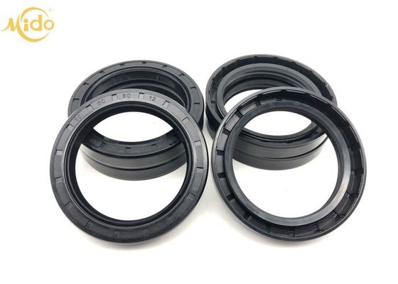 Black TC 60 80 12 Rubber Oil Seal Untuk Transmisi