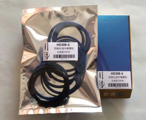 Kit Seal Bersama Pusat Excavator Hidrolik HD 308 WYS PTFE NBR Tekanan Tinggi