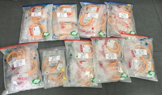 Asli KYB KAYABA 55*70*9 Excavator Rod Seal Kit Orange TPU