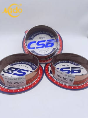 07177-10030 Made In China 100-105-30 Kualitas yang dapat diandalkan dari suku cadang hidrolik Excavator / Loader Bushing