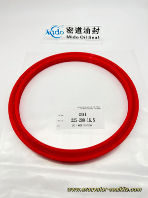 ODI PU SEAL 225-200-16.5 Segel CNC Diputar Aksesoris Mekanis Segel Rod Silinder Hidraulik Kualitas Tinggi