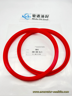 ODI PU SEAL 200-180-16.3 CNC Turning Seal Aksesori Mekanik Segel Super Tahan Aus Segel Batang Silinder Hidrolik