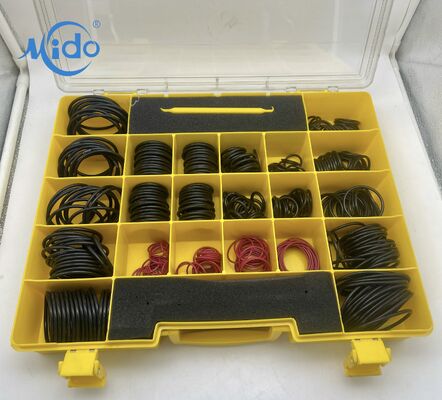 Kit O-Ring 580 Buah Massal untuk Cat 4C-4782, Segel Nitril 90 Tahan Lama, Standar SAE ORFS, Hemat Biaya untuk Perawatan Armada