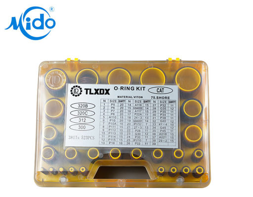 FKM Rubber O Ring Kit Kit Excavator Seal Kit untuk silinder dengan kualitas tinggi